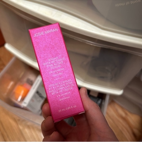 Josie Maran Argan Beta Retinol Pink Algae Serum (NIB) - Picture 2 of 3